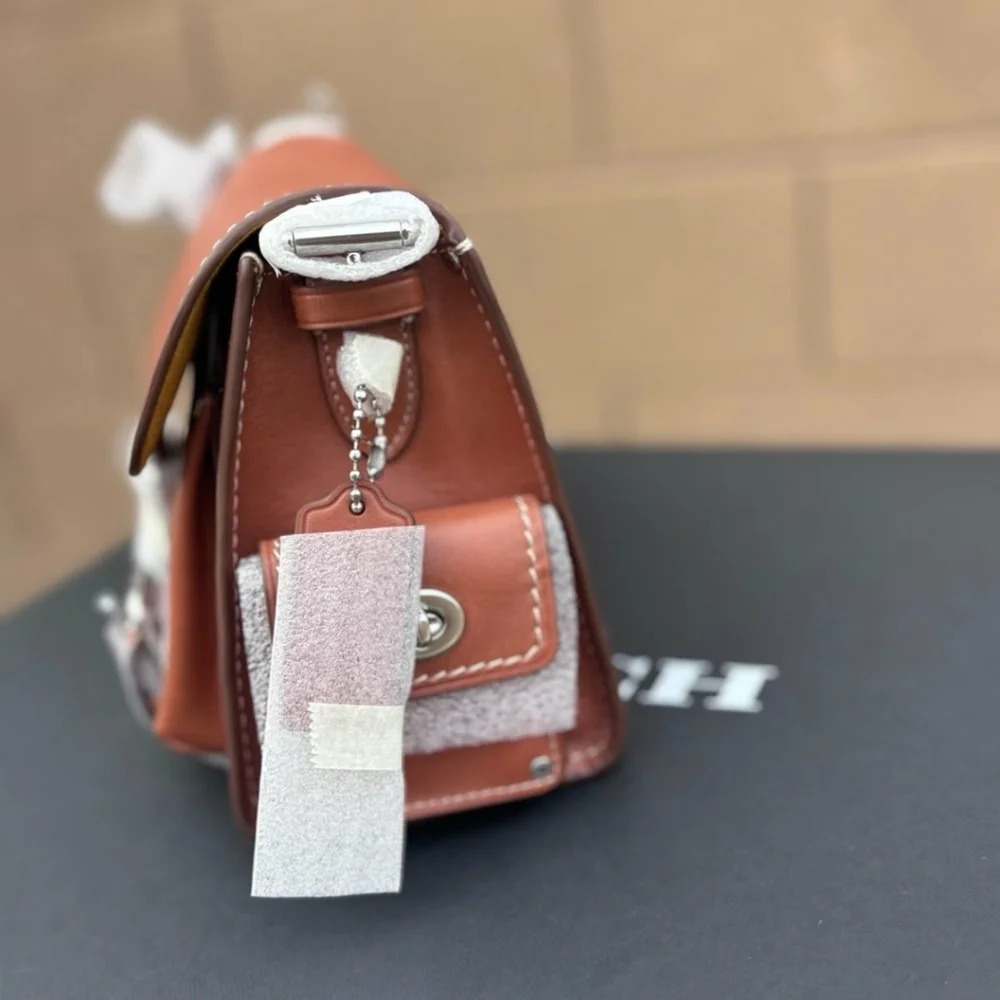 Brand NEW COACH Western Tabby In Leather Burnished Amber - Picture 4 of 5